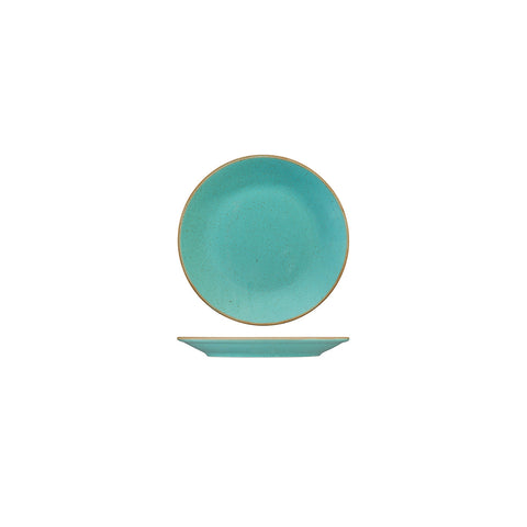 S187618SS Porcelite Seasons Sea Spray Dinnerware Collection Round Coupe Plate 180mm