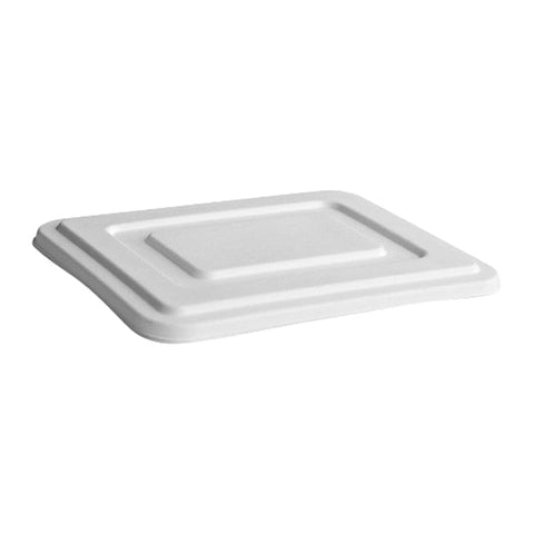 SLID-5C Sugarcane Compartment Trays & Lids Sugarcane Lid for 5 Compartment 286x225x14mm (200/Ctn)
