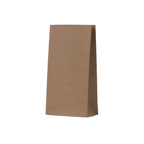 SOS16HD-250pcs Kraft SOS Paper Bags Kraft SOS Paper Bag 90gsm 240x120x390mm (250/Ctn)
