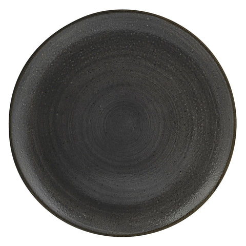 Churchill Stonecast Raw Black Dinnerware Collection