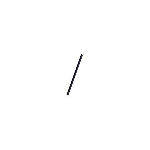 STRAWP127B Paper Straws Paper Cocktail Straw Black 6x127mm (5000/Ctn)
