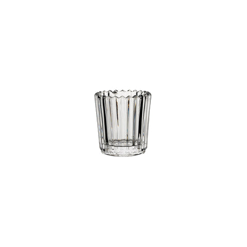 U-S20147 Utopia Glassware Votives Ribbed Large Votive Clear 70x72mm