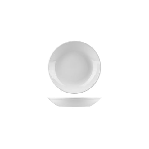V0810 Australian Fine China Flinders Dinnerware Collection Flinders Round Deep Coupe Plate 205mm/500ml