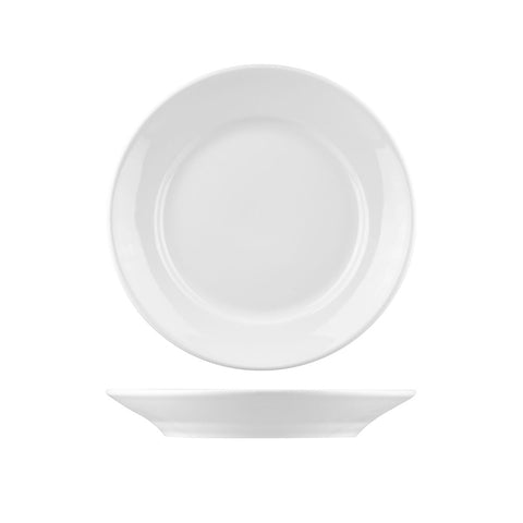 V3121 Australian Fine China Flinders Dinnerware Collection Flinders Round Deep Plate - Wide Rim 310mm/300ml