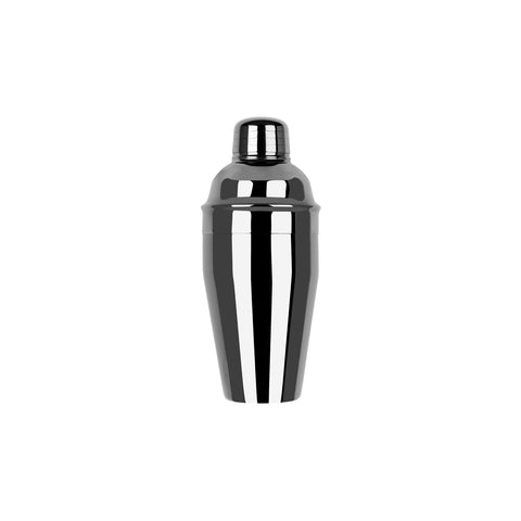Z0104 Cocktail Shakers Zanzi Classic Club Cocktail Shaker Gunmetal 3pc 300ml