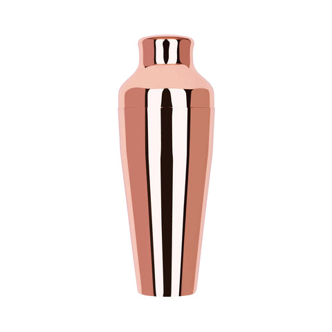 Z0132 Cocktail Shakers Zanzi Parisian Cocktail Shaker Rose Gold 2pc 500ml