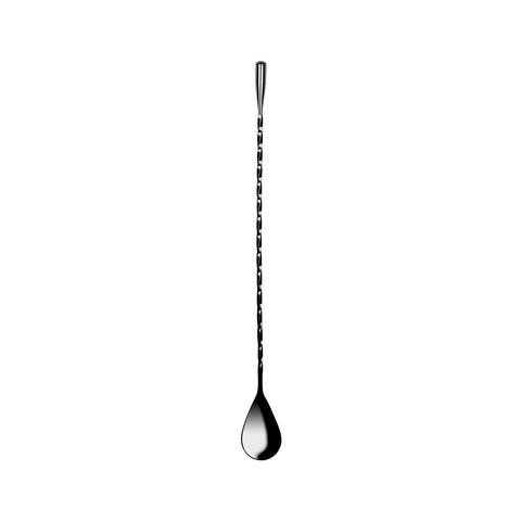 Z0635 Bar Spoons Zanzi Teardrop Bar Spoon Gunmetal 300mm