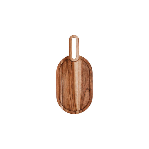 04703 Chef Inox Serve Natural Acacia Rectangular Paddle Board 225x140x15mm