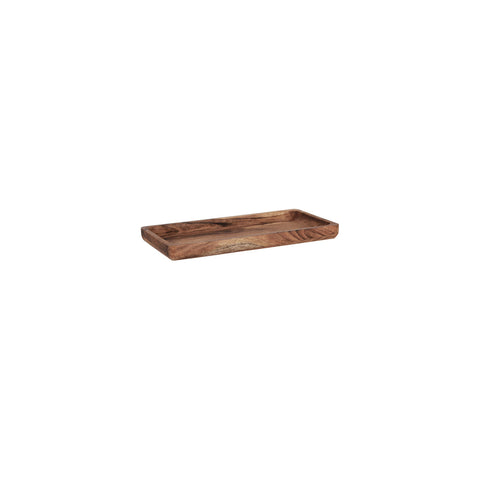 04766 Chef Inox Serve Natural Acacia Rectangular Tray 305x150x25mm
