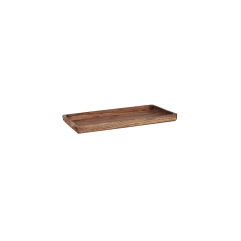 04767 Chef Inox Serve Natural Acacia Rectangular Tray 355x180x25mm