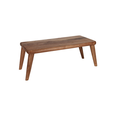 04772 Chef Inox Serve Natural Acacia Rectangular Stand w/ Legs 510x254x200mm