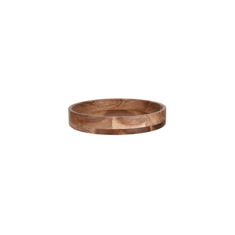 04779 Chef Inox Serve Natural Acacia Round Display Platter 305x50mm