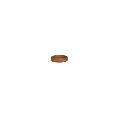 04788 Chef Inox Serve Natural Acacia Round Dip Bowl 100x25mm