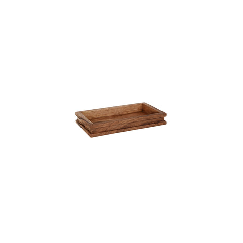 04789 Chef Inox Serve Natural Acacia Display Tray GN 1/4 265x162x40mm