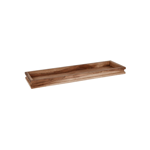 04794 Chef Inox Serve Natural Acacia Display Tray GN 2/4 530x162x40mm