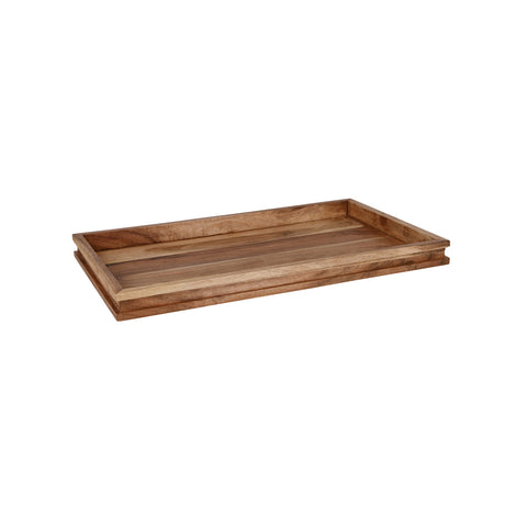 04795 Chef Inox Serve Natural Acacia Display Tray GN 1/1 530x325x40mm