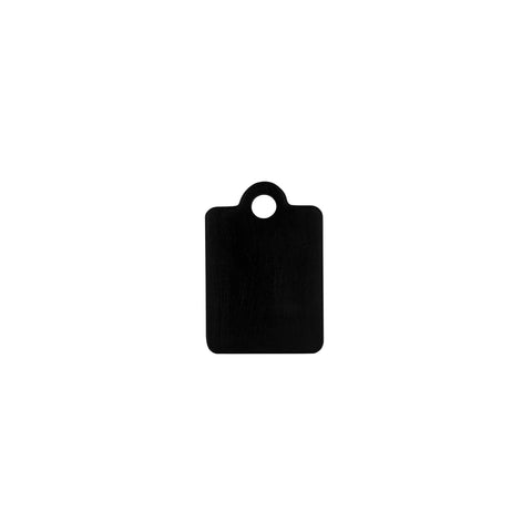 04975 Chef Inox Serve Black Acacia Board w/ Loop Handle 280x190x25mm