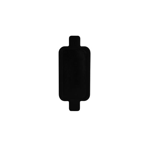 04980 Chef Inox Serve Black Acacia Paddle Board w/ Two Handles 480x200x25mm 