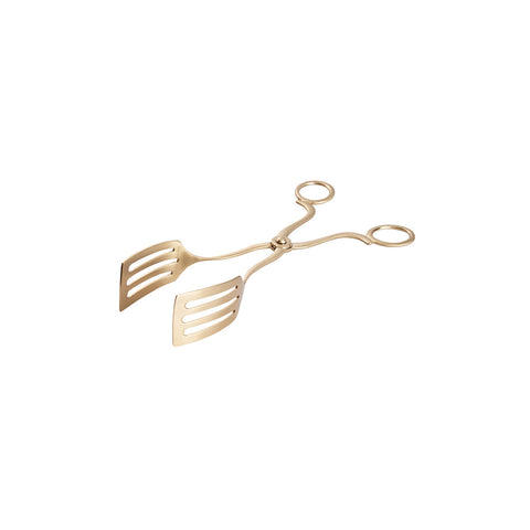 15012-C Champagne Serving Utensils Deluxe Scissor Pastry Tong 212mm