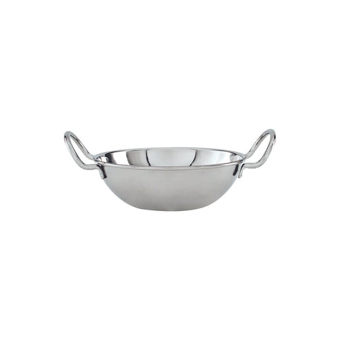 20623 Serving Bowls Mini Wok / Kadai Bowl Stainless Steel 180mm