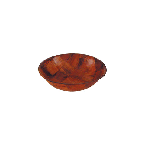 41408 Serving Bowls Woven Wood Salad Bowl 200mm