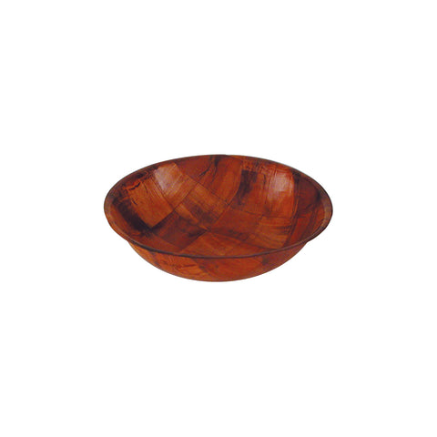 41410 Serving Bowls Woven Wood Salad Bowl 250mm