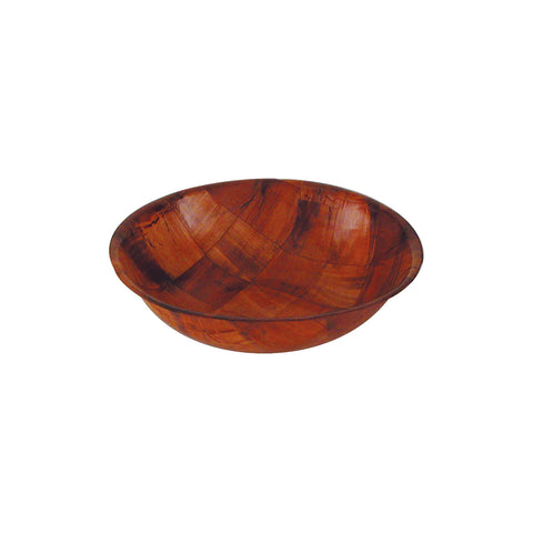 41412 Serving Bowls Woven Wood Salad Bowl 300mm
