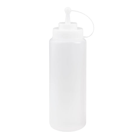 45132-CL Squeeze Bottles Clear Squeeze Bottle w/ Cap 1000ml