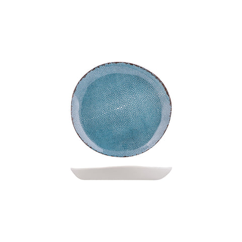 469001-BL Fortessa Melamine Bubbly Round Coupe Plate Pool Blue 200mm