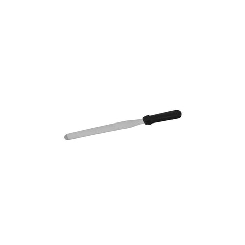 51386 Spatulas & Palette Knives Straight Spatula / Palette Knife Black Plastic Handle 150mm