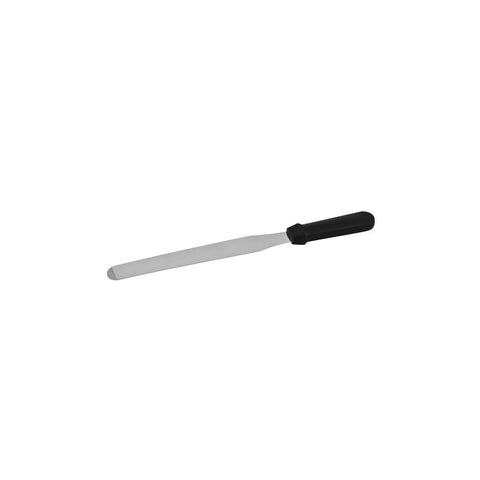 51390 Spatulas & Palette Knives Straight Spatula / Palette Knife Black Plastic Handle 250mm
