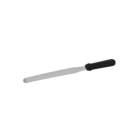51394 Spatulas & Palette Knives Straight Spatula / Palette Knife Black Plastic Handle 350mm
