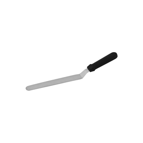 51452 Spatulas & Palette Knives Cranked Spatula / Palette Knife Black Plastic Handle 300mm