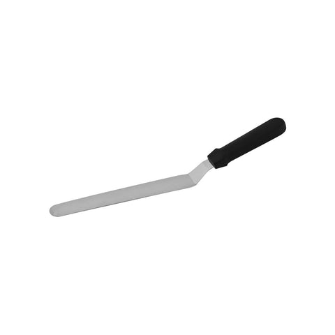 51454 Spatulas & Palette Knives Cranked Spatula / Palette Knife Black Plastic Handle 350mm