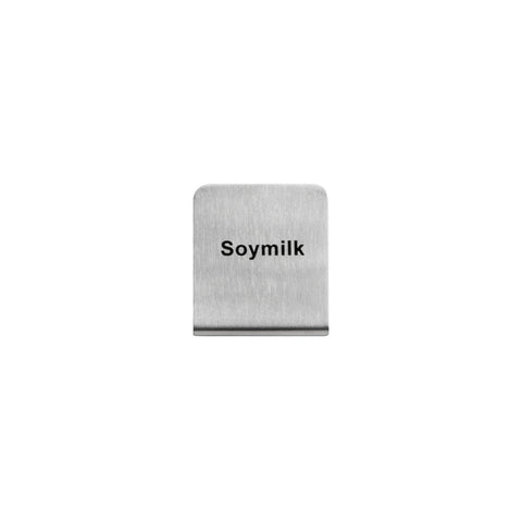 57700-10 Buffet Signs Stainless Steel Soy Milk Sign 50x40mm