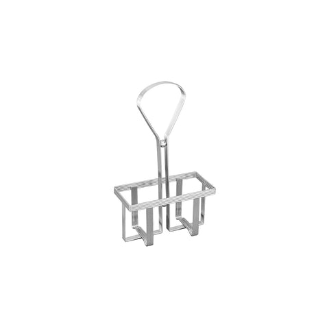 70395 Table Accessories Trenton Oil & Vinegar Bottles Holder Chrome Plated 130x65x225mm