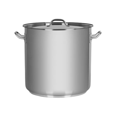 70432 Chef Inox Elite Stockpot w/ Lid 360x360mm / 36.50lt