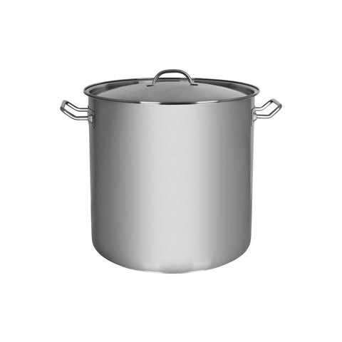 70442 Chef Inox Elite Stockpot w/ Lid 400x400mm / 50lt