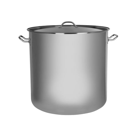 70446 Chef Inox Elite Stockpot w/ Lid 500x500mm / 98lt