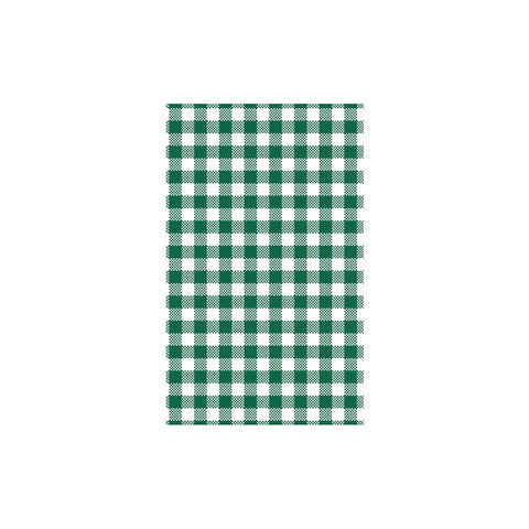 74211 Moda Greaseproof Paper Green Gingham 190x310mm