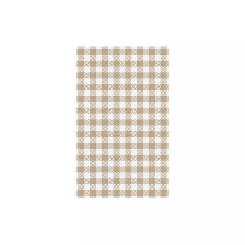74213 Moda Greaseproof Paper Coffee Gingham 190x310mm