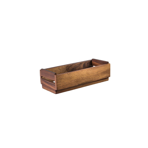 76740 Table Accessories Moda Brooklyn Mini Crate Acacia Wood 220x120x75mm