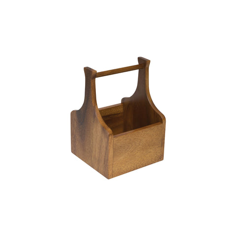 76880 Table Accessories Moda Artisan Caddy Acacia Wood 140x140x200mm