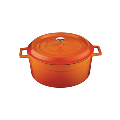 799028-O Round Casserole Round Casserole Orange Cast Iron 125x280mm / 6.7Lt