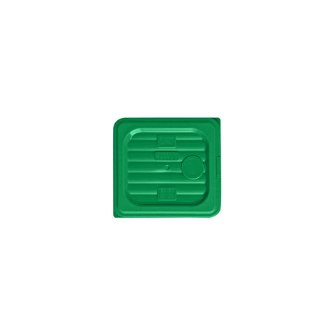 GastroPlast 859600-GN 1/6 Size Polypropylene Cover Green 176x162mm CH May Catering Supplies