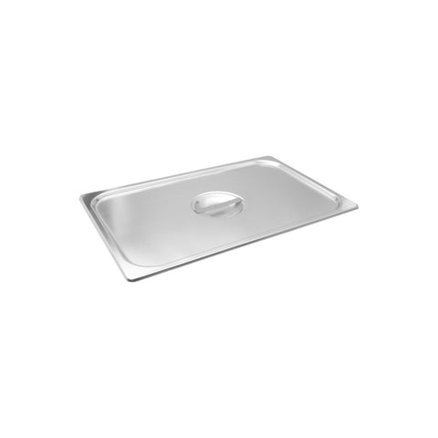 8711000 Stainless Steel Steam Pans 1/1 Size Stainless Steel Cover