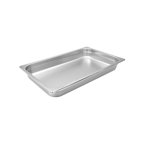 885104 Stainless Steel Steam Pans 1/1 Size Stainless Steel Anti-Jam Pan 530x325x100mm / 14.2Lt