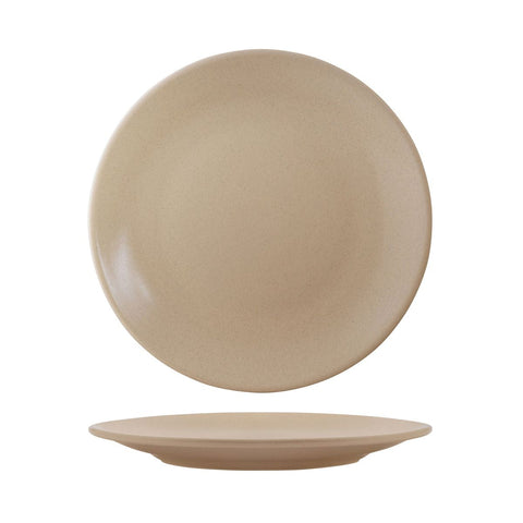 90164 Zuma Sand Dinnerware Collection Round Coupe Plate 230mm