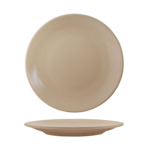 90165 Zuma Sand Dinnerware Collection Round Coupe Plate 260mm