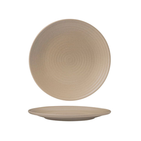 90170 Zuma Bluestone Dinnerware Collection Round Ribbed Coupe Plate 210mm